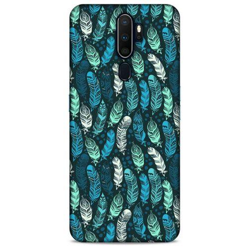 Oppo A9 2020 Kılıf Desenli Özel Seri Tüyler (46) Core Armor Kılıf