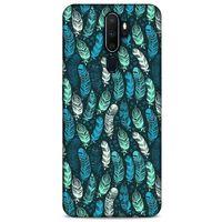 Oppo A9 2020 Kılıf Desenli Özel Seri Tüyler (46) Core Armor Kılıf