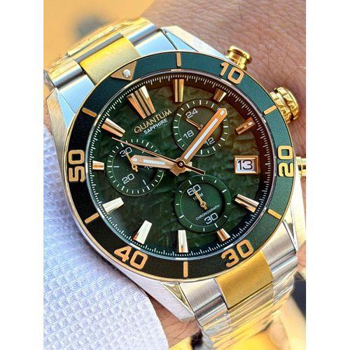 Quantum Sapphire Cam İtalyan Bileklikli 10 Atm Suya Dayanıklı 2 Yıl Garantili Erkek Kol Saati 99.270