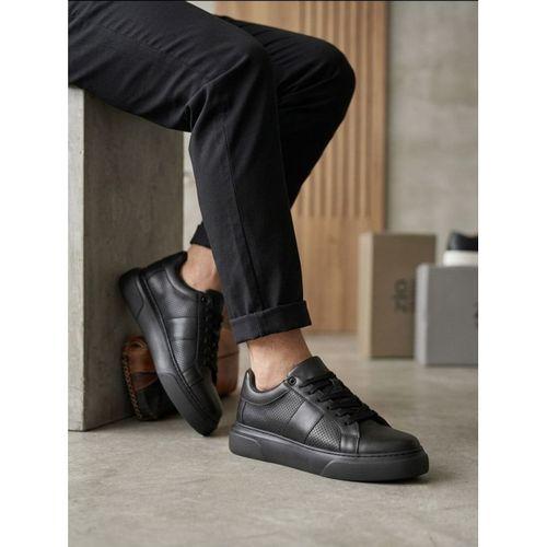 BA0247 Erkek Sneaker Günlük Casual Spor Ayakkabı Siyah Taban