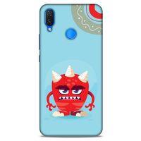 Emojix (31) Huawei Psmart 2019 Kılıf Silikon Kapak Desenli