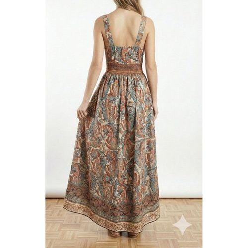 Kadın Askılı Derin Göğüs Detaylı Asimetrik Detaylı Süprem Elbise