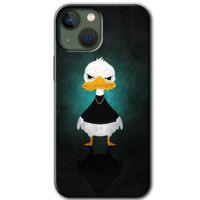 BeRa Aksesuar iPhone 13 Mini Kılıf Baskılı Kapak - Angry Duck +Tam Kaplayan Mat Seramik