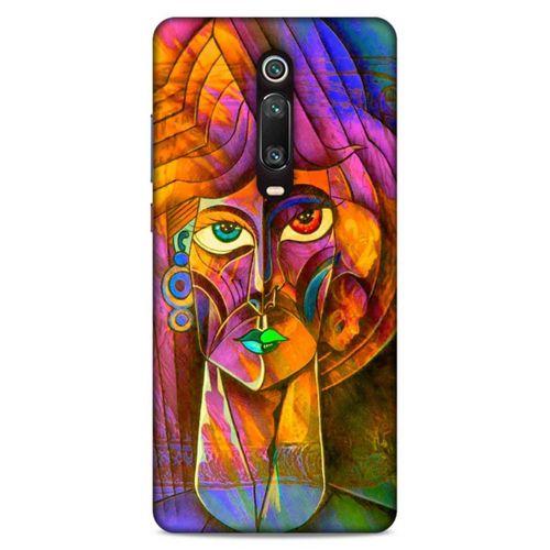 Lopard Xiaomi Mi 9T Uyumlu Kılıf Sürreal Yüzler ♀ (50) Shockproof Kılıf Desenli