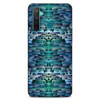 Lopard Oppo Realme 5 Pro Uyumlu Kılıf PiXel (20) Koruyucu Kılıf Mavi