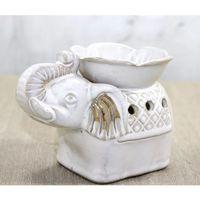 Beyaz Seramik Filli Buhurdanlık