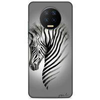 Lopard İnfinix Note 7 Uyumlu Kılıf Y.Liva-2020 Seri Zebra Shockproof Kılıf