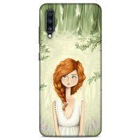 Samsung Galaxy A70s Kılıf Depresyon (25) Antişok Kapak Siyah Gri