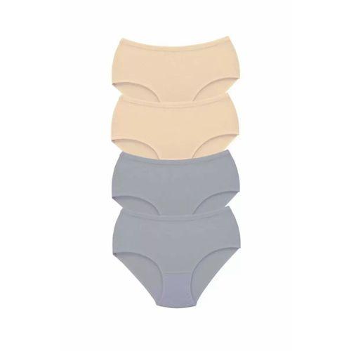 4 Adet Tutku Kadın Yüksek Bel Bato Kalın Lastik Külot S8