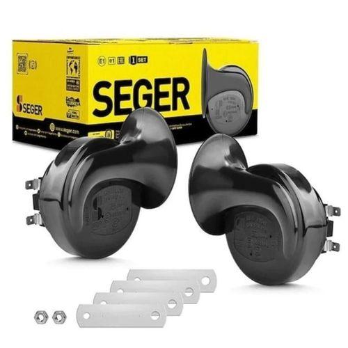 Seger Dadat Salyangoz Korna 12V 118 Db ( Çift Fişli ) 2'li PAKET