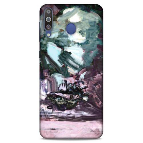 Lopard Samsung Galaxy M30 Uyumlu Kılıf Soyut Sanat (39) Baskılı Liquid Crystal Kılıf