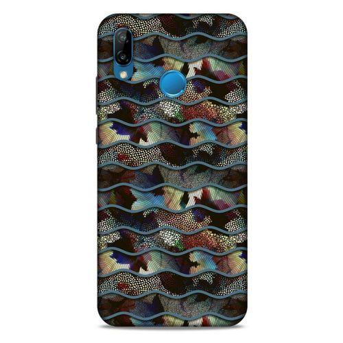 Huawei P20 Lite Kılıf Baskılı Özel Seri Taşlı (34) Slim Armor Kılıf