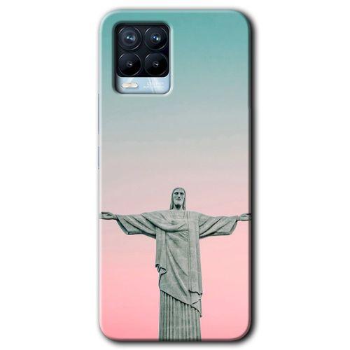 Realme 8 Kılıf Baskılı Kapak - Rio +Tam Kaplayan Mat Seramik