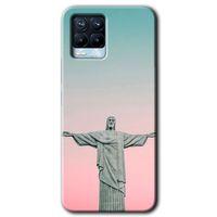 Realme 8 Kılıf Baskılı Kapak - Rio +Tam Kaplayan Mat Seramik