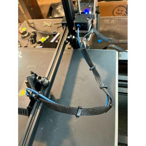 Düz kablolar için CR-6 Max Cabl Bowden Klipsli Hotend (Kablo Yönlendirme)-5140370