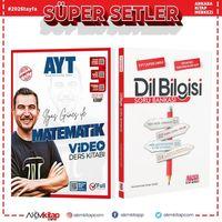 Full Matematik AYT Matematik Video Ders Kitabı ve AKM Dil Bilgisi Soru Bankası Seti 2 Kitap