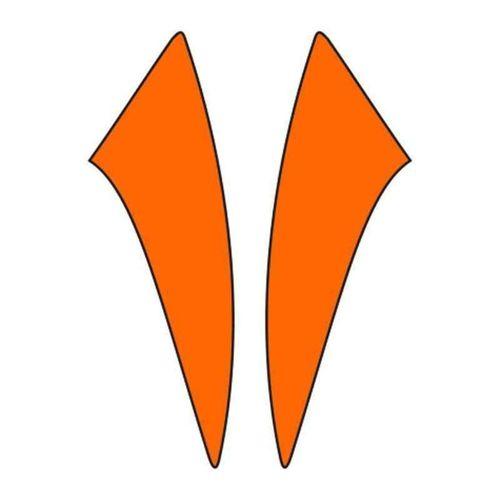 SEVGENT Cg Florasan Turuncu Çamurluk Yan Sticker