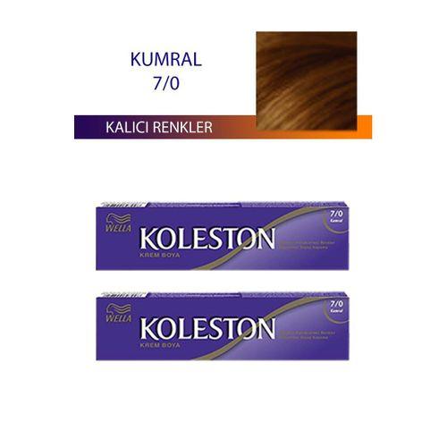 2 Adet Single Tüp Boya Saç Boyası Kumral 7/0