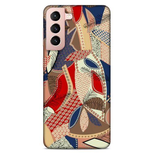 Lopard Samsung Galaxy S21 Uyumlu Kılıf Soyut Sanat (41) Baskılı Tank Kılıf