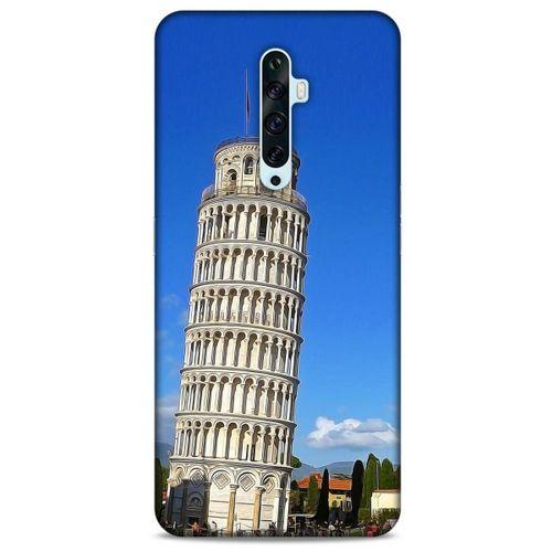 Oppo Reno 2z Kılıf Dünya Mimarisi (21) Koruyucu Kapak Pisa Kulesi İtalya