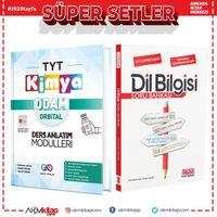 Orbital TYT Kimya Konu ve AKM Dil Bilgisi Soru Bankası Seti 2 Kitap
