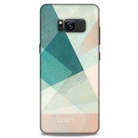 Samsung Galaxy S8 Kılıf Pastel Renkler (24) Darbe Emici Kılıf Yeşil Beyaz