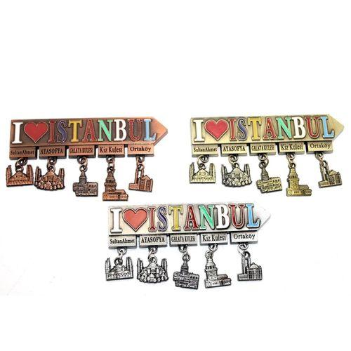İstanbul Temalı Metal Magnet