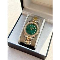 Ferro FL21540AWT-D6 Quartz Çelik Altın/Gri Yeşil Kadran 32 mm Kadın Kol Saati