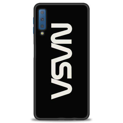 Samsung Galaxy A7 2018 Kılıf HD Baskılı Kılıf - Nasa + Tam Ekran Koruyucu