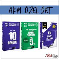 Pegem Yayınları KPSS 2024 Çıkmış Sorular 10 lu Deneme ve Güncel Bilgiler Seti 3 Kitap