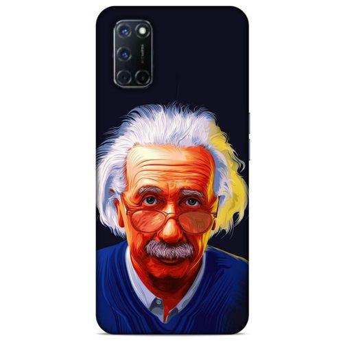 Oppo A72 Kılıf Almanya (37) Silicone Cover Einstein