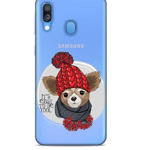 Zoologix (96) Samsung Galaxy A40 Şeffaf Kılıf Silikon Desenli