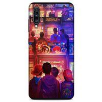 Retro (33) Desen Hybrid Kılıf Renkli Samsung Galaxy A70 Kılıf