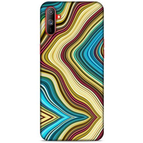 Mermer Desenli (41) Tema Tank Kılıf Karışık Çok Renkli Oppo Realme C3 Kılıf