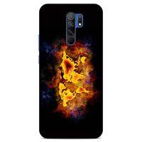 Lopard Xiaomi Redmi 9 Uyumlu Kılıf FireX (43) Thin Fit Kılıf Dünya Haritası