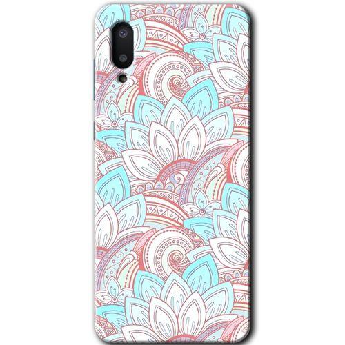 Samsung Galaxy A02 Kılıf Baskılı Kapak - Çin Mandala 1 + 5D Tam Kaplayan Cam