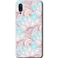 Samsung Galaxy A02 Kılıf Baskılı Kapak - Çin Mandala 1 + 5D Tam Kaplayan Cam