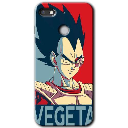 Potkal Hediye Fabrikası General Mobile GM 8 Go Kılıf HD Desen Baskılı Arka Kapak - Vegeta