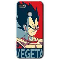 Potkal Hediye Fabrikası General Mobile GM 8 Go Kılıf HD Desen Baskılı Arka Kapak - Vegeta