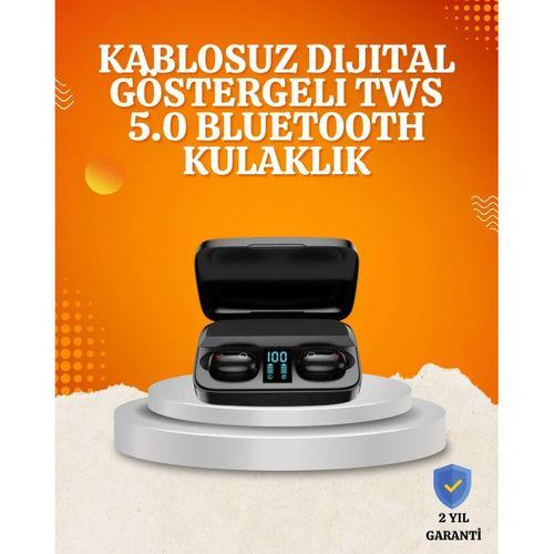 1800 mah Güçlü Şarj Kutusu İle Bluetooth Kulaklık Seti