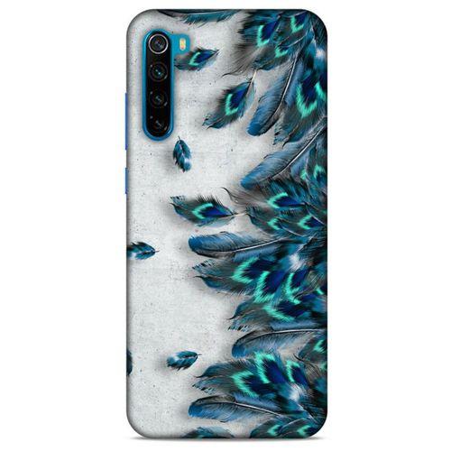 Xiaomi Redmi Note 8T Kılıf Desenli Özel Seri Tüyler (41) Tank Kılıf