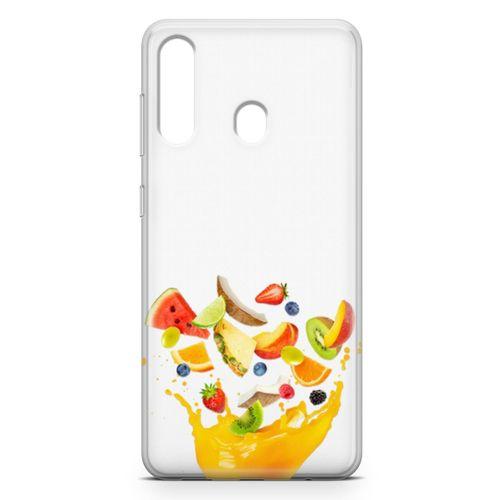 Samsung Galaxy M40 Kılıf Katı Meyve Sıkacağı Arka Kapak Koruma Desenli Full Koruyucu
