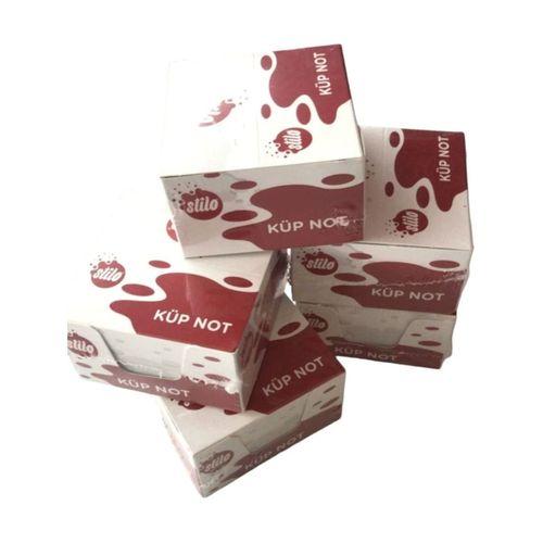 STİLO KÜP BLOK BEYAZ (8 * 8 cm) ( 5 Adet )