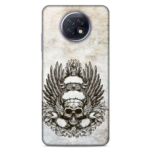 Lopard Xiaomi Redmi Note 9T Uyumlu Kılıf Tattoo's (6) Silikon Kılıf Siyah Gri