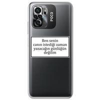 Xiaomi Poco M5s Kılıf HD Yazı Baskılı Silikon Arka Kapak - Yazı 10