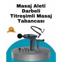 Taşınabilir 3in1 Masaj Aleti Şarjlı Titreşimli Esneme Bantlı