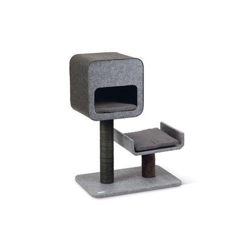 Karlıe Kedi Tırmalama+ev Tınka Gri 60x40x82cm