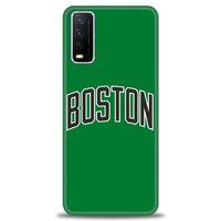 Vivo Y11S Kılıf HD Baskılı Kılıf - Boston Yeşil + Tam Ekran Koruyucu
