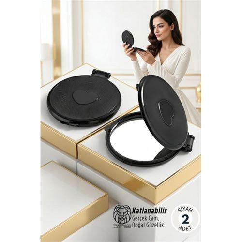 Katlanabilir İkili Cep Aynası Seti – Ultra Net Cam & Ergonomik Kompakt Tasarım