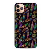 Apple Iphone 11 Pro Kılıf Desenli Özel Seri Tüyler (15) Antişok Kılıf
